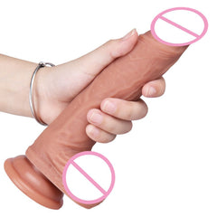 8 Inch Strap On Relistic Dildo with Suction Cup and Balls