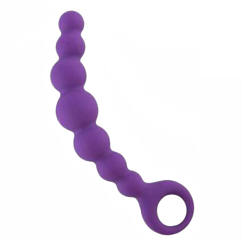 Purple Silicone Anal Beads