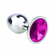 3' Jeweled Metal Plug - 10 Colors Available