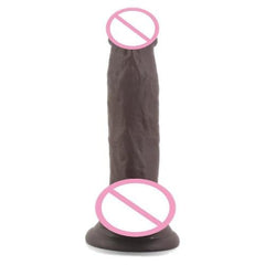 Surreal Skin-Like Feel Chocolate Strap On Dildo