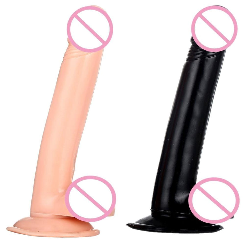 Smooth Flexible 8 Inch Soft Dildo