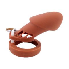 Brown Chastity Ring Dildo