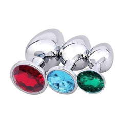 Jeweled Princess Plug 3 Piece Set