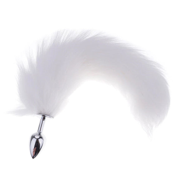 14' Stainless Steel White Faux Tail Plug