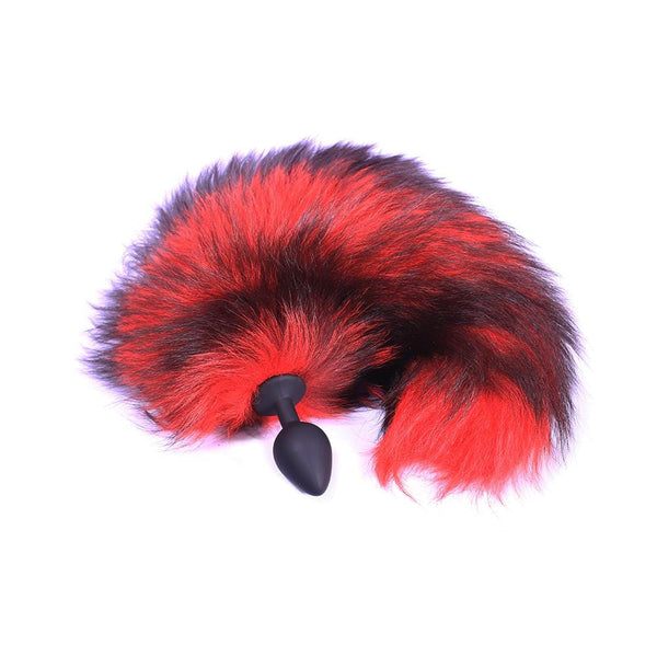 Red Silicone Cat Tail Plug 16'