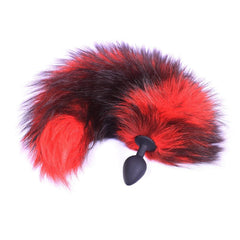 Red Silicone Cat Tail Plug 16'