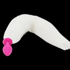 10' White Cat Tail Plug