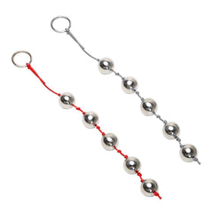 Stringed Steel Anal Beads