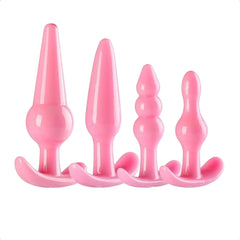 Versatile Silicone Anal Plug Set (4 Piece)