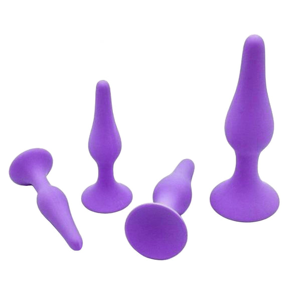 Beginner Silicone Butt Plug Training Set (4 Piece)