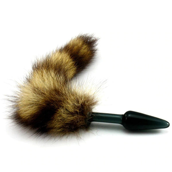 13' Sisandsis Dress Glass Brown Fox Tail Plug