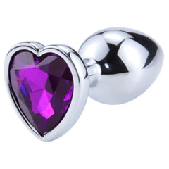 Steel Princess Heart Anal Plug