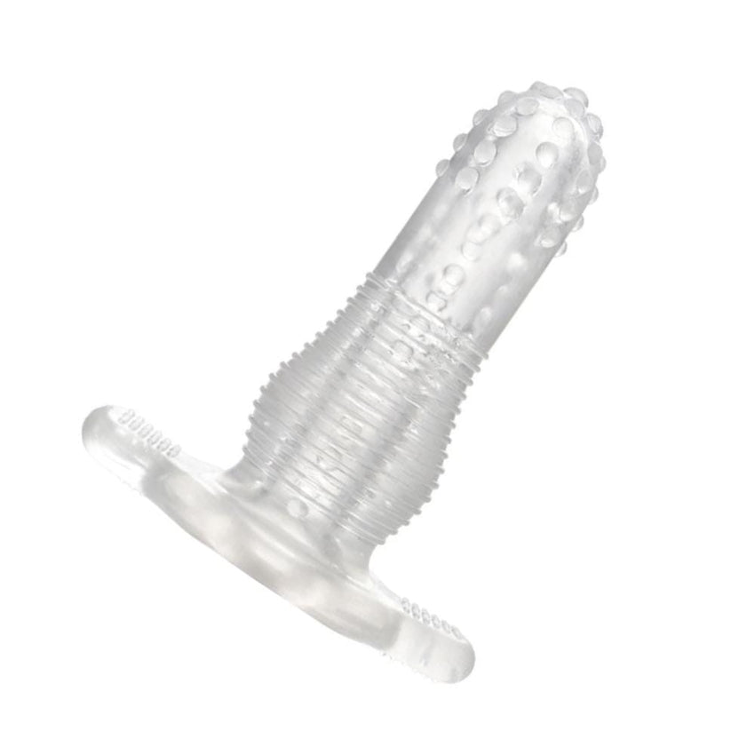 Soft Textured Hollow Butt Plug 5.12 to 5.31 Inches Long