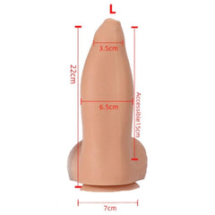 Sisandsis Dress Huge Silicone Dildo