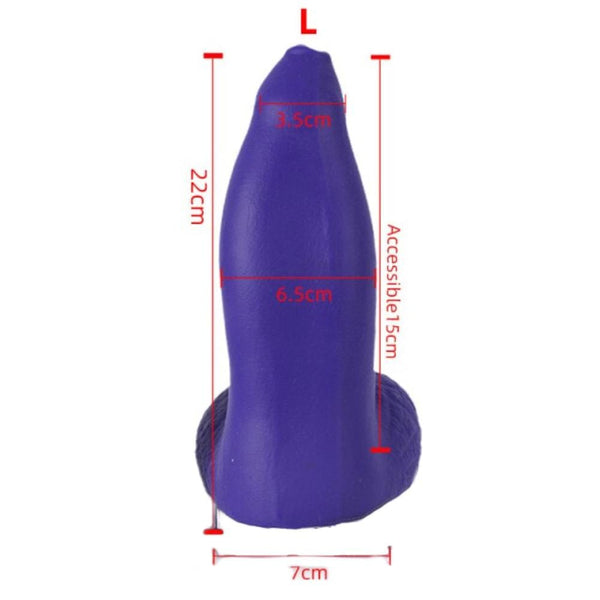 Sisandsis Dress Huge Silicone Dildo