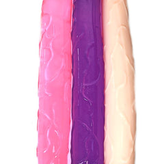 Flexible Jelly 17 Inch Long Double Dildo