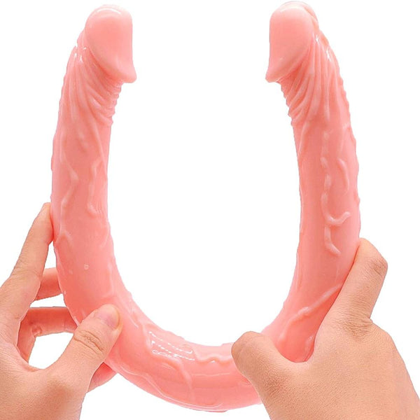 Flexible Jelly 17 Inch Long Double Dildo