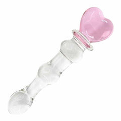 Moon And Star Glass Anal Plug Dildo