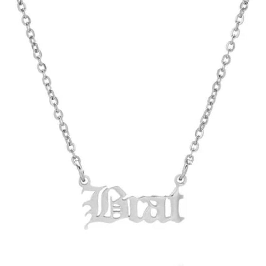 Stainless Brat Necklace