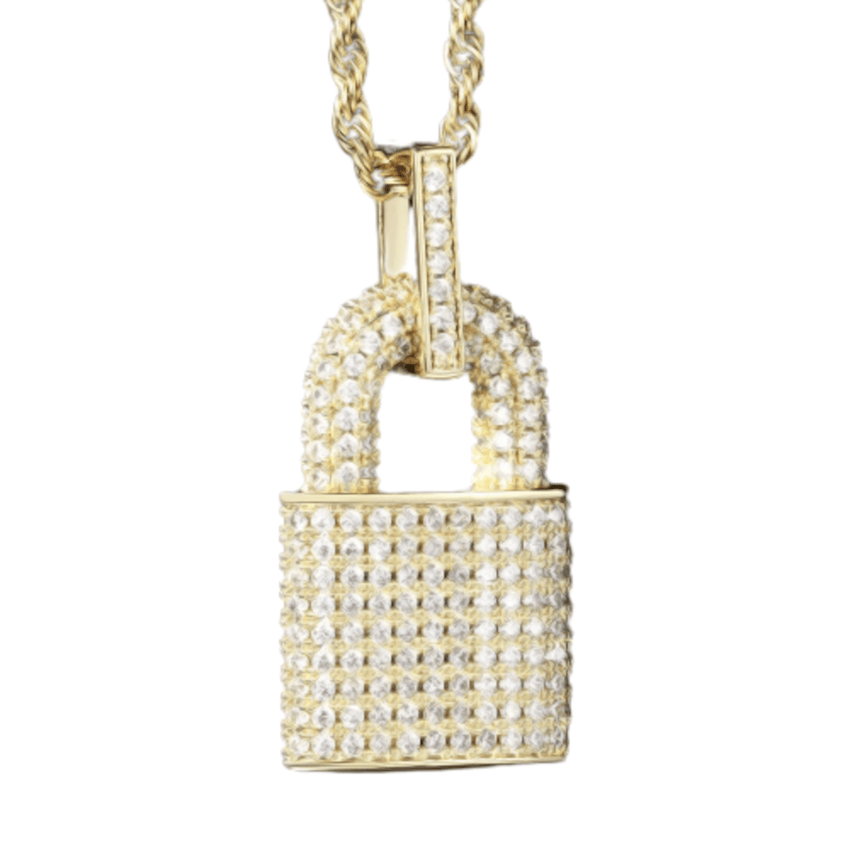 Men's Padlock Necklace