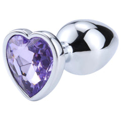 Steel Princess Heart Anal Plug