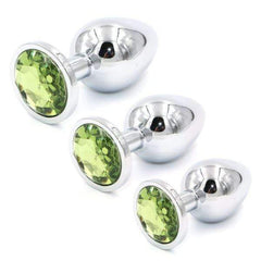 Jeweled Princess Plug 3 Piece Set