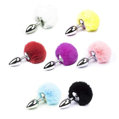 Stainless Steel Bunny Tail Plug