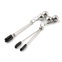 Silver Nipple Clamps With Bells