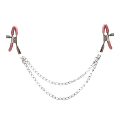 Dual Layer Nipple Clamps With Chain