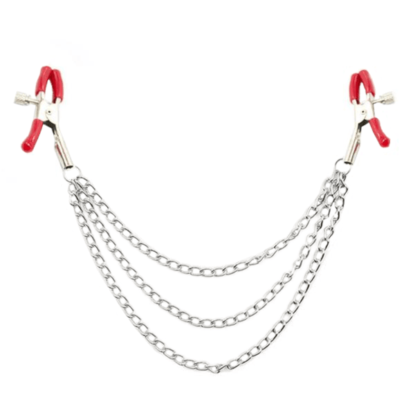 Fashionable Nipple Clamps With Chain