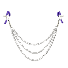 Fashionable Nipple Clamps With Chain