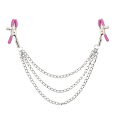 Fashionable Nipple Clamps With Chain