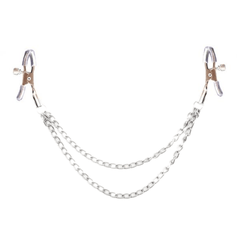 Dual Layer Nipple Clamps With Chain