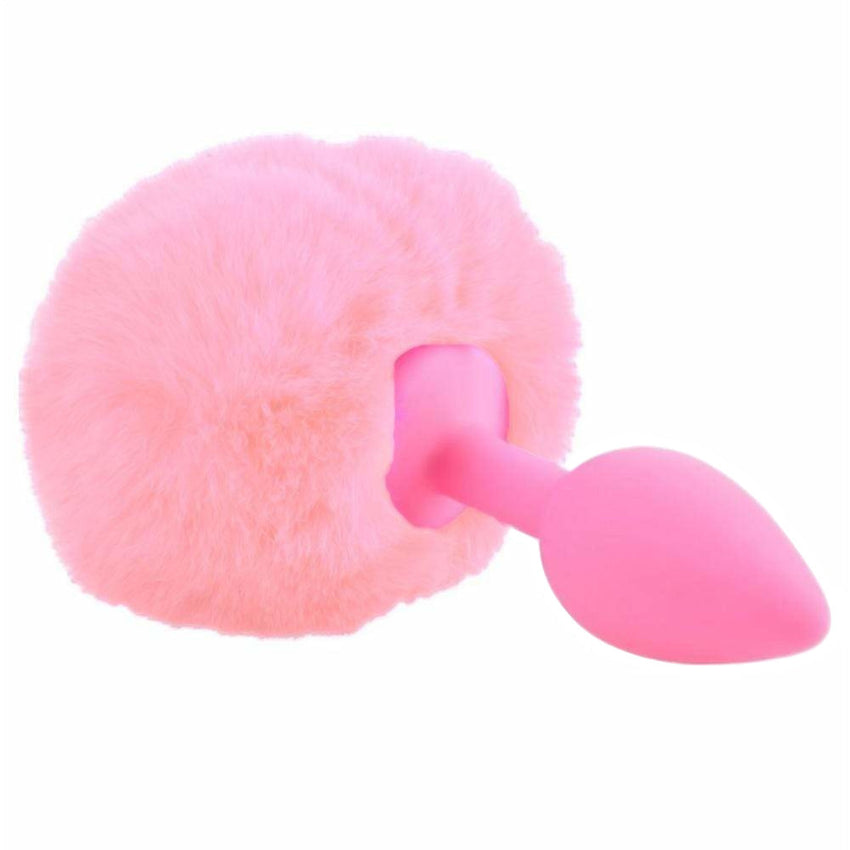 Fluffy Bunny Tail Butt Plug