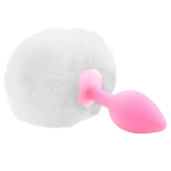 Fluffy Bunny Tail Butt Plug