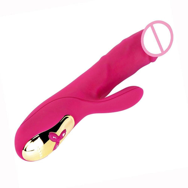 Hot Pink Silicone Vibrator