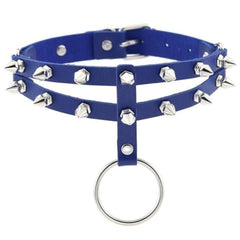 Colored Studded Gothic Sub Collar