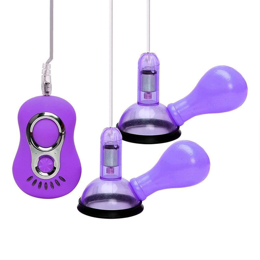 Nipple-Stimulating Suction Cup Vibrator