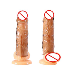 Reusable Crystallized Silicone Penis Extenders