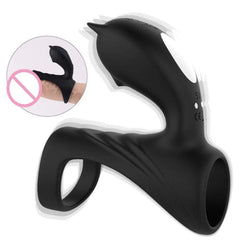 Waterproof Silicone Penis Vibrator for Men