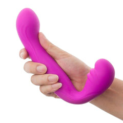 Rechargeable L-Shaped Sisandsis Dress Strapless Dildo