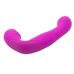 Rechargeable L-Shaped Sisandsis Dress Strapless Dildo