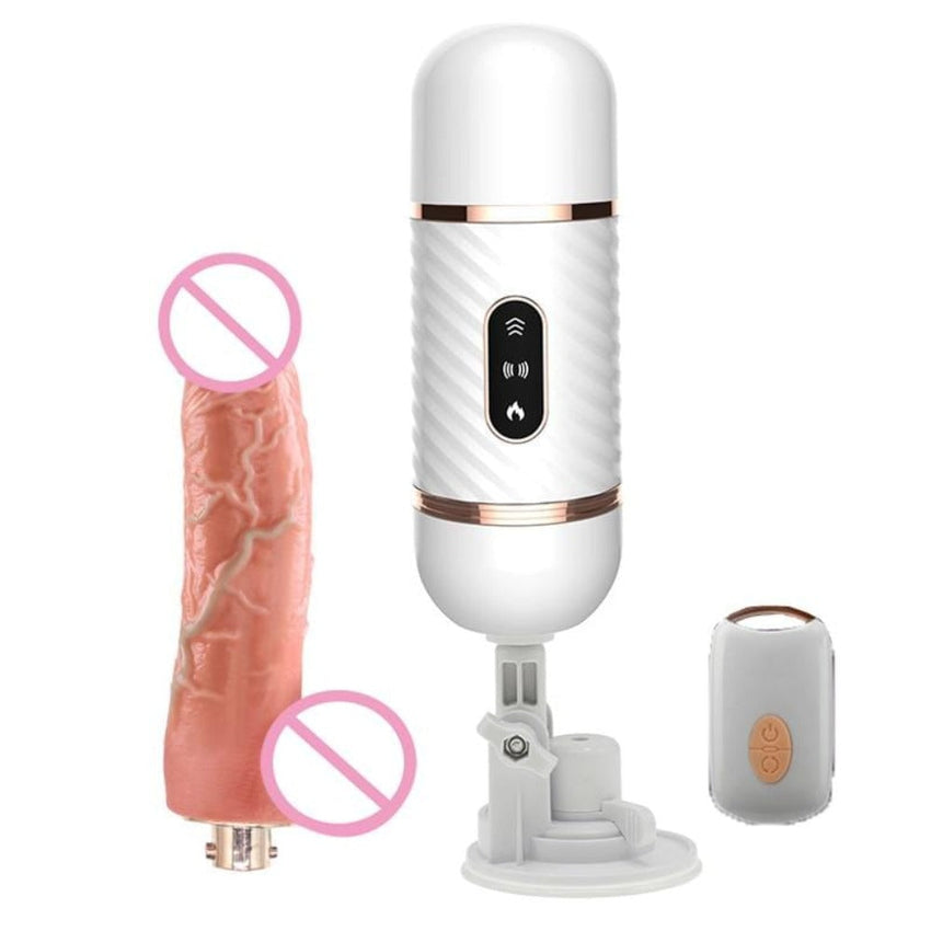 Intelligent Heating Rechargeable Sex Machine