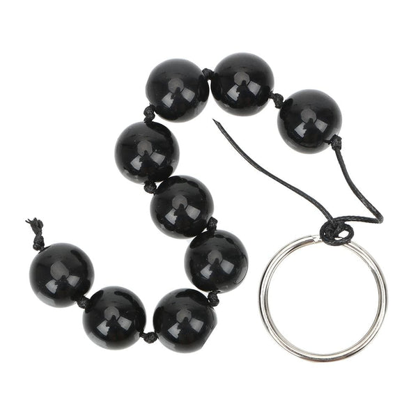 Black Crystal Tiny Anal Beads