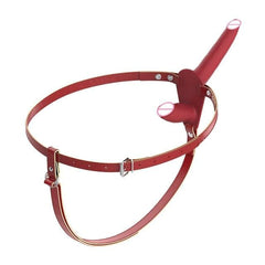 Passionate Red Double Ended Strap On