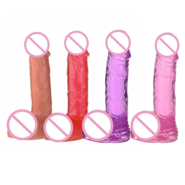 Small Colored Jelly Really Cheap Dildos With Suction Cup