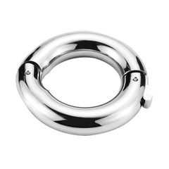 Adjustable Rounded Metal Cock Ring