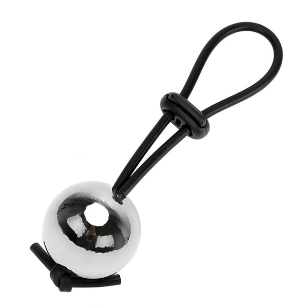 Lasso-Type Adjustable Cock Ring With Metal Ball