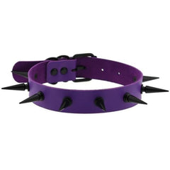 Gothic Bondage Spiked Human Collar