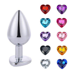 Luxurious Heart-Shaped 3-Piece Anal Training Kit